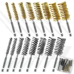 16-PIECE Bore Brush Set 304 Stainless Steel & Brass Drill Wire Cleanin.... Fixed Price $28.68.