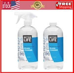 Better Life Natural Streak Free Glass Cleaner, 32 Ounces (pack Of 2), 24425. Fixed Price $33.85.