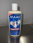 Maas Metal Polish Restore & Protect 8OZ. 50% Full Discontinued Label. Fixed Price $29.99.