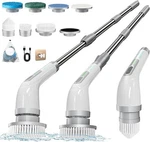 Fartvolus Electric Spin Scrubber Cordless Brush 8 Replaceable - Gray/white. Fixed Price $32.79.