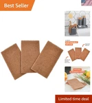 Full Circle Neat Walnut Shell Scouring Pads, Non-scratch, Set Of 3, 5 Oz. Fixed Price $16.01.