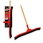 Libman 24" Wide Curved Floor Squeegee Set Wood Handle Black Rubber. Fixed Price $37.50.