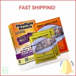 Clear Lights Tech, Headlight Restoration Kit Cleaner 3-WIPE System,. Fixed Price $22.16.