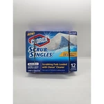 Clorox Scrub Singles Cleans Soap Scum For Bathroom (10 Pads) Open Box. Fixed Price $35.10.