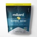 Milliard Citric Acid 100% Pure Food Grade Non-gmo Project Verified 4 Ounce. Fixed Price $11.57.