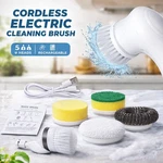 5 1 Electric Spin Scrubber Cordless Power Cleaning Brush Rechargeable Cleaner. Fixed Price $15.56.