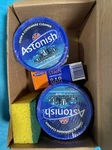 2 New Astonish Oven And Cookware Cleaner 17OZ +stain Remover Bar Scrubber Set. Fixed Price $39.50.