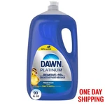 Dawn Platinum Dishwashing Liquid Soap, Fresh Rain 90 Fl. Oz.. Fixed Price $20.98.