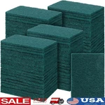 200 Green Scrubbing Pads Reusable Dish Scrubbers Non Scratch Kitchen Cleaners. Fixed Price $43.13.