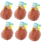 6 Pcs Chore Boy Copper Rust Free Scrubbers For Pot And Pans. Fixed Price $10.39.