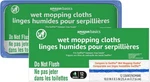 Wet Mopping Cloth Refills, 24 Count (2 Packs Of 12), Fits Sweeper Heads. Fixed Price $10.82.