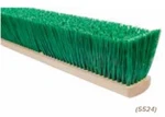 Magnolia Brush #5524 24" Stiff Green Polypropylene Garage Push Broom Head. Fixed Price $66.95.