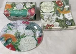 Michel Design Works From My Garden Moisturizing Shea Butter Soap Dish Napkins. Fixed Price $26.25.