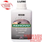 Renovo Black Fabric Soft Top Reviver - Canvas Mohair Duck Colour Restorer. Fixed Price $46.99.