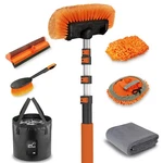 Laanpole 12FT Car Wash Brush With Long Handle, Cleaning Kit Soft Bri.... Fixed Price $99.86.