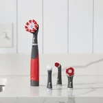 Rubbermaid Power Scrubber 5 Piece Set With Replaceable Heads. Fixed Price $42.99.