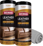 Weiman Leather Cleaner Wipes - Condition Uv Protection Help Prevent Cracki. Fixed Price $28.33.