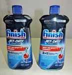 Lot Of Finish Dishwasher Jet-dry Liquid Rinse Aid & Drying Agent 23 Oz. Fixed Price $12.95.
