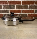 Maxam 18/8 3-PLY Stainless Steel 10 Inch Skillet With Lid Usa. Fixed Price $49.99.
