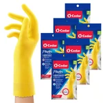 Playtex Handsaver Medium Yellow Latex/neoprene/nitrile Gloves (6-PAIRS). Fixed Price $21.22.