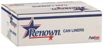 Renown REN14556 Gal. 22 Mic 40 In. X 48 Natural Can Liner - Pack Of 150. Fixed Price $149.56.