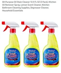 Lot Of 3 Moodoor Oil Stain Cleaner Multi Purpose Degreaser Bottles 400ML. Fixed Price $26.99.