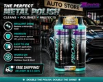 New Combo X2 Zephyr Pro 40 Perfection Metal Polish 16 Oz Each Free Shipping. Fixed Price $30.24.
