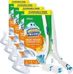 Scrubbing Bubbles Toilet Bowl Brush And Holder With Cleaner Refill Pads, Fresh. Fixed Price $55.59.