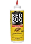 Harris HDE-8 Bed Bug Powder Diatomaceous Earth, 8OZ, Yellow. Fixed Price $12.99.