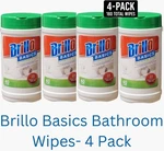 Brillo Basics Multi-surface Wipes Fresh Scent 160 Ct Bathroom & Kitchen. Fixed Price $31.40.