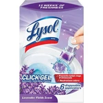 Lysol Click Gel Automatic Toilet Bowl Cleaner, Lavender Scent - 4 Count. Fixed Price $5.00.
