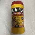 Big Heavy Duty Industrial Textured Scrubbing Wipes, Top, (80 Count). Fixed Price $24.99.