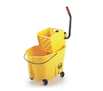 Rubbermaid Wavebrake 2.0 35 Qt Side-press Combo Mop Bucket Yellow FG758088YEL Ne. Fixed Price $102.95.