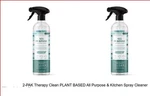 Plant Based Kitchen Spray Sea Salt Eucalyptus All Purpose Safe Cleaner 2-PACK. Fixed Price $18.00.