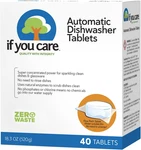 If You Care Dishwasher Tablets, Plant Based Cleaner, 40CT. Fixed Price $13.18.