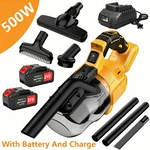 500W Cordless Handheld Vacuum Cleaner Portable Car Auto Home Wireless 2BATTERY. Fixed Price $55.59.