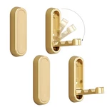 4 Pcs Gold Heavy Duty Zinc Alloy Foldable Coat Hooks Wall Mount For Clothes. Fixed Price $32.09.