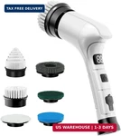 Electric Spin Scrubber, Cordless Household Cleaning Brush With 6 Replaceable Hea. Fixed Price $25.22.