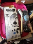 Hattyroom Rechargeable Cordless Spin Scrubber, Brush Heads, IPX5. Fixed Price $37.00.