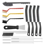 15PCS Crevice Cleaning Brush, Hard Bristle Scrub Brushes Tools, Multifunction.... Fixed Price $11.91.
