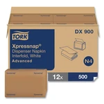 Tork DX900 1-PLY Bag-pack 13" 8.5" Xpressnap Napkins White (6000/CARTON) New. Fixed Price $77.13.