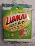 Libman Wet & Dry Microfiber Mop Refill 1 Great For Hard Surfaces!. Fixed Price $6.00.