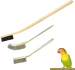 3 Pack Bird Cage Brush Wooden & Stainless Steel Long Handle Cleaner Poop Off. Fixed Price $18.23.