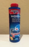 Finish Dishwasher Power Up Booster Agent Lemon 14 Oz Unsealed. Fixed Price $28.00.