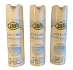 Lot Of (3) Zep Freshen Disinfectant Spray 15.5 Oz Aerosol Cans - Spring Mist. Fixed Price $27.95.