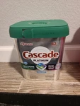 Cascade Platinum Actionpacs Dishwasher Derergent Dawn Soap Shine (62PODS). Fixed Price $29.99.