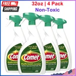 Comet Bathroom Cleaner Spray - Dissolves Saop Scum & Hard Water Film 32OZ 4 Pack. Fixed Price $46.30.