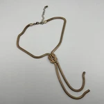 Vintage Flat Liquid Gold Snake Chain Necklace. Fixed Price $12.73.