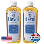Hexol Concentrated Cleaner & Deodorizer, 16 Fl Oz - 2 Pk. Fixed Price $42.61.