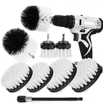 Drill Power Scrubber Set 2 5IN Nylon Cleaning Brushes For Bathroom Kitchen. Fixed Price $18.99.